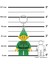 Minifigures KE181H Elf LED Key Chain 3