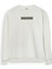 Kadın Beyaz Bisiklet Yaka Sweatshirt 1