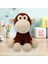 Puffy Friends Monkey Sevimli Oyun ve Uyku Arkadaşım Maymun 35 x 30 cm 1