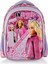 Frocx Lisanslı Pembe Lila Barbie Loft Inspire Kız Çocuk Ilkokul Çantası 33 x 41 x 15CM 3