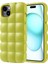 - Apple iPhone 15 Plus - Kılıf Parlak Esnek Silikon Dom Dom Kapak - Yeşil 1