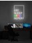 Eat Sleep Game Repeat Yazılı Neon Tabela 1