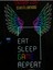 Eat Sleep Game Repeat Yazılı Neon Tabela 2
