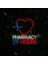 Pharmacy 24 Hours Yazılı ve Şekilli Neon Tabela 3
