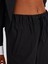 71539 Beli Elastik Geniş Paça Pantolon-Siyah 4