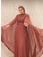 24Y4808 Hennin Abiye Bel Taş Detay Pelerinli - Hennin - 24Y4808 - Marsala - 42 1