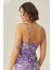 Renkli Bloom Tek Üst Tankini 4