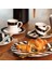 Luxe Deco 2li 100ML Espresso Fincan ve Tabak Seti 4
