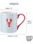 Fine China 280ML Düz Taraflı Kupa Istakoz 1