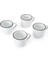 Limestone Porselen 4lü 360ML Beyaz Kupa Seti 2
