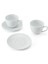 Chalk Porselen 2li 310ML Cappuccino Bardak ve Tabak Seti 1