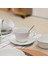 Chalk Porselen 2li 310ML Cappuccino Bardak ve Tabak Seti 3