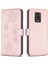 Xiaomi Redmi Not 9 Pro Için Flip Case Çok Renkli Cüzdan Yonca Çiçek Pu (Yurt Dışından) 1