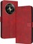 Toka Pu Deri Saf Renk Kickstand ile Realme 12 Artı Için Flip Case (Yurt Dışından) 1