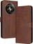 Toka Pu Deri Saf Renk Kickstand ile Realme 12 Artı Için Flip Case (Yurt Dışından) 1