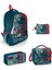 Kids Çivit Kırmızı Astronot Desenli 4’lü Okul Çanta Seti 4Set 14389 1