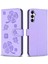 Samsung Galaxy S23 Fe 5g Yonca Çiçek Çok Renkli Pu Cüzdan Için Flip Case (Yurt Dışından) 5