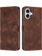 IPhone 16 Kickstand Pu Deri Cüzdan Kart Ekleme Için Flip Case (Yurt Dışından) 1