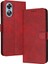 Kart Yuvası Kickstand Pu Saf Toka ile Oppo A17/A17K Için Flip Case (Yurt Dışından) 1