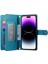 IPhone 14 Için Flip Case Pro Max Bilek Kayışı Kickstand Cüzdan Bölmesi (Yurt Dışından) 2