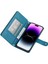 IPhone 14 Için Flip Case Pro Max Bilek Kayışı Kickstand Cüzdan Bölmesi (Yurt Dışından) 5