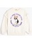 Fırfırlı Sweatshirt Köpek Baskılı Uzun Kollu Pamuklu 1