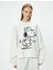 Snoopy Oversize Sweatshirt Lisanslı Baskılı Bisiklet Yaka 3