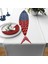 Burgundy & Blue A Fish Runner Örtü - 40 cm x 140 cm 1