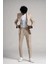 Regular Fit Yarım Astarlı %100 Linen (Keten) Kumaş Takım Elbise 4