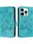 Kredi Kartı Yuvası ile IPhone 16 Pro Max Için Kılıf Pu Deri Manyetik Cüzdan (Yurt Dışından) 1