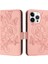 Kredi Kartı Yuvası ile IPhone 13 Pro Manyetik Cüzdan Pu Deri (Yurt Dışından) 1