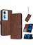 Kart Yuvası Saf Renk Pu ile Toka ile Oppo Oppo 11F 5g Için Flip Case (Yurt Dışından) 1