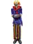 Halloween Palyaço Hareket Sensörlü Sesli Mor 120 cm 1