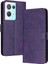 Oppo Için Flip Case Buckle 8 Pro 5g Saf Renk Toka ile Kart Yuvası ile Pu (Yurt Dışından) 1