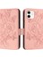 Kredi Kartı Yuvası Manyetik Cüzdan ile IPhone 12 Mini Pu Deri Kılıf (Yurt Dışından) 1