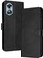Kart Yuvası ile Oppo Reno8 T 5g Için Flip Case Pu Deri Kickstand Saf (Yurt Dışından) 1