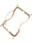 27 cm Üstten Tutmalı Çanta Klipsi Çanta Bursu Light Gold Metal 4