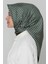 İpek Eşarp Nostalji - 8401-82 Yeşil Twill 3