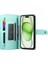 IPhone 15 Için Flip Case Artı Kickstand Cüzdan Bölmesi Bilek Kayışı Kart (Yurt Dışından) 3