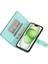 IPhone 15 Için Flip Case Artı Kickstand Cüzdan Bölmesi Bilek Kayışı Kart (Yurt Dışından) 4