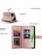 IPhone 15 Için Flip Case Artı Kickstand Cüzdan Bölmesi Bilek Kayışı Kart (Yurt Dışından) 4
