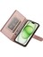 IPhone 15 Için Flip Case Artı Kickstand Cüzdan Bölmesi Bilek Kayışı Kart (Yurt Dışından) 5