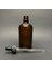 100ML Kahverengi Cam Damlalıklı Şişe , Siyah Plastik Kapak , 100CC Amber Cam Damlalıklı Şişe x 6 Adet 2