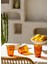Striped Borosilikat Cam Bardak Amber 400 ml 2