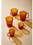 Striped Borosilikat Cam Bardak Amber 400 ml 4
