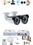 2 Kameralı Set - 5mp Sony Seculensli 1080P Ahd, 8 Warm Led, Colorvu Gece Renkli Görüş, Full Hd 2