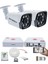 2 Kameralı Set - 5mp Sony Seculensli 1080P Full Hd Ahd, Gece Renkli, 8 Ultra Warm Led, Colorvu Teknolojisi, Metal Aluminyum Kasa 1