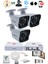 3 Kameralı Set 5mp Sony Seculensli 1080P Full Hd 8 Ultra Warm LED Ahd Güvenlik Kamerası Seti - Gece Renkli, Colorvu Teknolojisi, Plastik Kasa 2