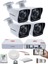 4 Kameralı Set 5mp Sony Seculensli 1080P Full Hd Ahd Güvenlik Kamerası Seti - Gece Görüş, 6 Atom Led, Su Geçirmez, Kolay Montaj 1