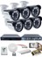6'lı Kamera Seti 5mp Sony Seculensli 1080P, 6 Atom Led, full Hd Ahd Güvenlik Kamerası Seti , Gece Görüşlü, IP66 Plastik Kasa 1